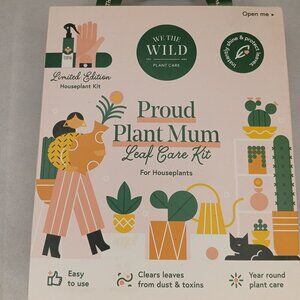 We The Wild Plant Care Limited Edition Proud Plant Mum Leaf Care Kit House Plant